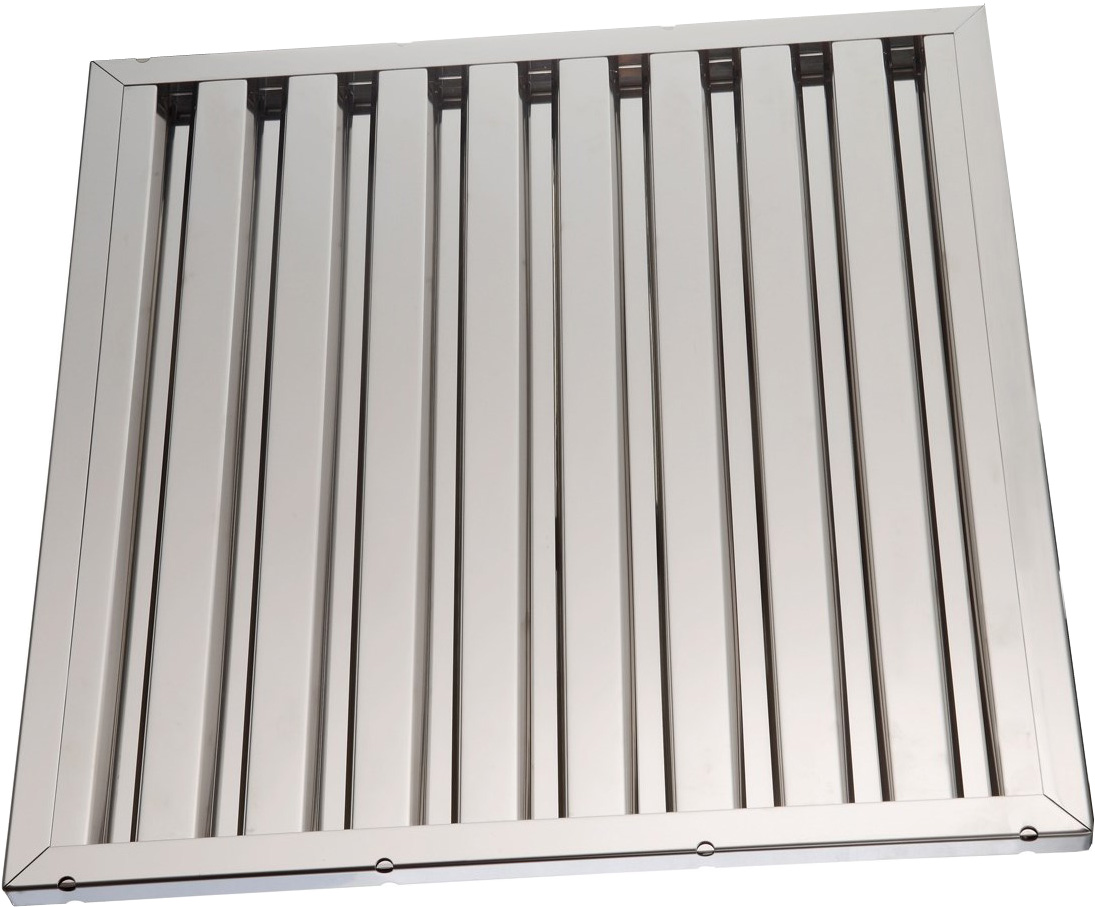 Filtri a labirinto per cappe Acciaio Inox 40x40x2 Filtri a labirinto per cappe Acciaio Inox 40x40x2